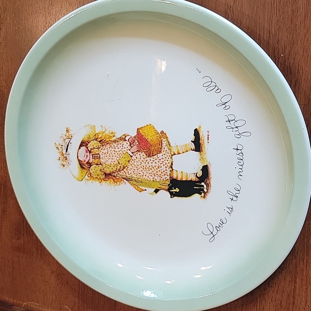 Holly Hobbie plate